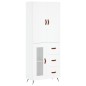 vidaXL Credenza Bianca 69,5x34x180 cm in Legno Multistrato vidaXL Credenza Bianca 69,5x34x180 cm in Legno Multistrato