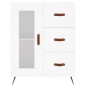 vidaXL Credenza Bianca 69,5x34x180 cm in Legno Multistrato vidaXL Credenza Bianca 69,5x34x180 cm in Legno Multistrato