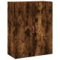 vidaXL Credenza Rovere Fumo 69,5x34x180 cm in Legno Multistrato vidaXL Credenza Rovere Fumo 69,5x34x180 cm in Legno Multistrato