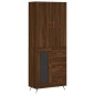 vidaXL Credenza Rovere Marrone 69,5x34x180 cm in Legno Multistrato vidaXL Credenza Rovere Marrone 69,5x34x180 cm in Legno Multistrato