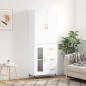 vidaXL Credenza Bianca 69,5x34x180 cm in Legno Multistrato vidaXL Credenza Bianca 69,5x34x180 cm in Legno Multistrato