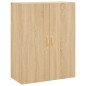 vidaXL Credenza Rovere Sonoma 69,5x34x180 cm in Legno Multistrato vidaXL Credenza Rovere Sonoma 69,5x34x180 cm in Legno Multistrato