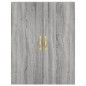 vidaXL Credenza Grigio Sonoma 69,5x34x180 cm in Legno Multistrato vidaXL Credenza Grigio Sonoma 69,5x34x180 cm in Legno Multistrato