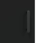 vidaXL Credenza Nera 69,5x34x180 cm in Legno Multistrato vidaXL Credenza Nera 69,5x34x180 cm in Legno Multistrato