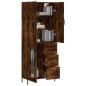 vidaXL Credenza Rovere Fumo 69,5x34x180 cm in Legno Multistrato vidaXL Credenza Rovere Fumo 69,5x34x180 cm in Legno Multistrato