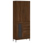 vidaXL Credenza Rovere Marrone 69,5x34x180 cm in Legno Multistrato vidaXL Credenza Rovere Marrone 69,5x34x180 cm in Legno Multistrato