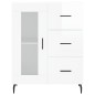 vidaXL Credenza Bianco Lucido 69,5x34x180 cm in Legno Multistrato vidaXL Credenza Bianco Lucido 69,5x34x180 cm in Legno Multistrato