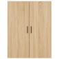 vidaXL Credenza Rovere Sonoma 69,5x34x180 cm in Legno Multistrato vidaXL Credenza Rovere Sonoma 69,5x34x180 cm in Legno Multistrato