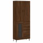 vidaXL Credenza Rovere Marrone 69,5x34x180 cm in Legno Multistrato vidaXL Credenza Rovere Marrone 69,5x34x180 cm in Legno Multistrato