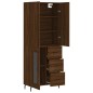 vidaXL Credenza Rovere Marrone 69,5x34x180 cm in Legno Multistrato vidaXL Credenza Rovere Marrone 69,5x34x180 cm in Legno Multistrato