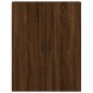 vidaXL Credenza Rovere Marrone 69,5x34x180 cm in Legno Multistrato vidaXL Credenza Rovere Marrone 69,5x34x180 cm in Legno Multistrato