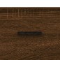 vidaXL Credenza Rovere Marrone 69,5x34x180 cm in Legno Multistrato vidaXL Credenza Rovere Marrone 69,5x34x180 cm in Legno Multistrato