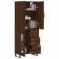 vidaXL Credenza Rovere Marrone 69,5x34x180 cm in Legno Multistrato vidaXL Credenza Rovere Marrone 69,5x34x180 cm in Legno Multistrato