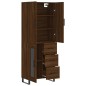 vidaXL Credenza Rovere Marrone 69,5x34x180 cm in Legno Multistrato vidaXL Credenza Rovere Marrone 69,5x34x180 cm in Legno Multistrato