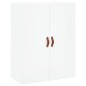 vidaXL Credenza Bianco Lucido 69,5x34x180 cm in Legno Multistrato vidaXL Credenza Bianco Lucido 69,5x34x180 cm in Legno Multistrato