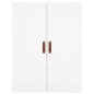 vidaXL Credenza Bianco Lucido 69,5x34x180 cm in Legno Multistrato vidaXL Credenza Bianco Lucido 69,5x34x180 cm in Legno Multistrato