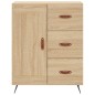 vidaXL Credenza Rovere Sonoma 69,5x34x180 cm in Legno Multistrato vidaXL Credenza Rovere Sonoma 69,5x34x180 cm in Legno Multistrato