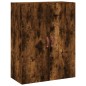 vidaXL Credenza Rovere Fumo 69,5x34x180 cm in Legno Multistrato vidaXL Credenza Rovere Fumo 69,5x34x180 cm in Legno Multistrato
