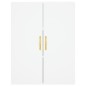 vidaXL Credenza Bianca 69,5x34x180 cm in Legno Multistrato vidaXL Credenza Bianca 69,5x34x180 cm in Legno Multistrato