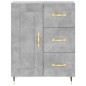 vidaXL Credenza Grigio Cemento 69,5x34x180 cm in Legno Multistrato vidaXL Credenza Grigio Cemento 69,5x34x180 cm in Legno Multistrato
