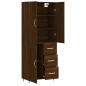 vidaXL Credenza Rovere Marrone 69,5x34x180 cm in Legno Multistrato vidaXL Credenza Rovere Marrone 69,5x34x180 cm in Legno Multistrato