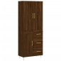 vidaXL Credenza Rovere Marrone 69,5x34x180 cm in Legno Multistrato vidaXL Credenza Rovere Marrone 69,5x34x180 cm in Legno Multistrato