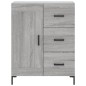 vidaXL Credenza Grigio Sonoma 69,5x34x180 cm in Legno Multistrato vidaXL Credenza Grigio Sonoma 69,5x34x180 cm in Legno Multistrato