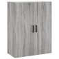 vidaXL Credenza Grigio Sonoma 69,5x34x180 cm in Legno Multistrato vidaXL Credenza Grigio Sonoma 69,5x34x180 cm in Legno Multistrato