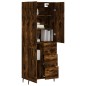 vidaXL Credenza Rovere Fumo 69,5x34x180 cm in Legno Multistrato vidaXL Credenza Rovere Fumo 69,5x34x180 cm in Legno Multistrato