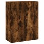 vidaXL Credenza Rovere Fumo 69,5x34x180 cm in Legno Multistrato vidaXL Credenza Rovere Fumo 69,5x34x180 cm in Legno Multistrato