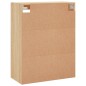 vidaXL Armadietti a Parete 2 pz Rovere Sonoma in Legno Multistrato vidaXL Armadietti a Parete 2 pz Rovere Sonoma in Legno Multistrato