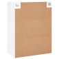 vidaXL Armadietti a Parete 2 pz Bianco Lucido in Legno Multistrato vidaXL Armadietti a Parete 2 pz Bianco Lucido in Legno Multistrato