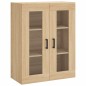 vidaXL Armadietti a Parete 2 pz Rovere Sonoma in Legno Multistrato vidaXL Armadietti a Parete 2 pz Rovere Sonoma in Legno Multistrato