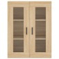 vidaXL Armadietti a Parete 2 pz Rovere Sonoma in Legno Multistrato vidaXL Armadietti a Parete 2 pz Rovere Sonoma in Legno Multistrato