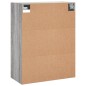 vidaXL Armadietti a Parete 2 pz Grigio Sonoma in Legno Multistrato vidaXL Armadietti a Parete 2 pz Grigio Sonoma in Legno Multistrato