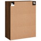 vidaXL Armadietti a Parete 2 pz Rovere Marrone in Legno Multistrato vidaXL Armadietti a Parete 2 pz Rovere Marrone in Legno Multistrato