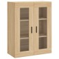 vidaXL Armadietti a Parete 2 pz Rovere Sonoma in Legno Multistrato vidaXL Armadietti a Parete 2 pz Rovere Sonoma in Legno Multistrato
