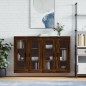 vidaXL Armadietti a Parete 2 pz Rovere Marrone in Legno Multistrato vidaXL Armadietti a Parete 2 pz Rovere Marrone in Legno Multistrato