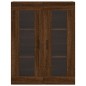vidaXL Armadietti a Parete 2 pz Rovere Marrone in Legno Multistrato vidaXL Armadietti a Parete 2 pz Rovere Marrone in Legno Multistrato