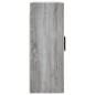 vidaXL Armadietti a Parete 2 pz Grigio Sonoma in Legno Multistrato vidaXL Armadietti a Parete 2 pz Grigio Sonoma in Legno Multistrato