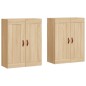 vidaXL Armadietti a Parete 2 pz Rovere Sonoma in Legno Multistrato vidaXL Armadietti a Parete 2 pz Rovere Sonoma in Legno Multistrato