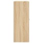 vidaXL Armadietti a Parete 2 pz Rovere Sonoma in Legno Multistrato vidaXL Armadietti a Parete 2 pz Rovere Sonoma in Legno Multistrato