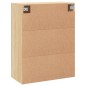 vidaXL Armadietti a Parete 2 pz Rovere Sonoma in Legno Multistrato vidaXL Armadietti a Parete 2 pz Rovere Sonoma in Legno Multistrato