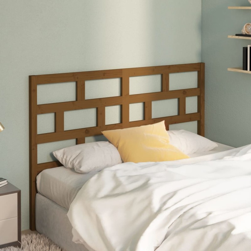 vidaXL Testiera per Letto ambra 166x4x100 cm in Legno Massello di Pino vidaXL Testiera per Letto ambra 166x4x100 cm in Legno Massello di Pino