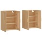 vidaXL Armadietti a Parete 2 pz Rovere Sonoma in Legno Multistrato vidaXL Armadietti a Parete 2 pz Rovere Sonoma in Legno Multistrato