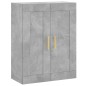 vidaXL Armadietti a Parete 2 pz Grigio Cemento in Legno Multistrato vidaXL Armadietti a Parete 2 pz Grigio Cemento in Legno Multistrato