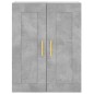 vidaXL Armadietti a Parete 2 pz Grigio Cemento in Legno Multistrato vidaXL Armadietti a Parete 2 pz Grigio Cemento in Legno Multistrato