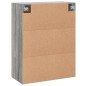 vidaXL Armadietti a Parete 2 pz Grigio Sonoma in Legno Multistrato vidaXL Armadietti a Parete 2 pz Grigio Sonoma in Legno Multistrato