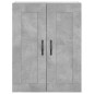 vidaXL Armadietti a Parete 2 pz Grigio Cemento in Legno Multistrato