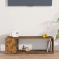 Mobile TV Rovere Fumo 100x24x32 cm in Legno Multistrato Mobile TV Rovere Fumo 100x24x32 cm in Legno Multistrato